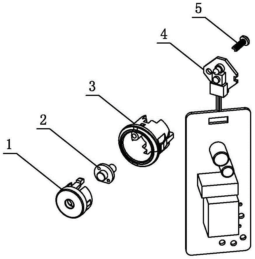 咖啡機(jī)濃度調(diào)節(jié)系統(tǒng)的開關(guān)的制作方法附圖