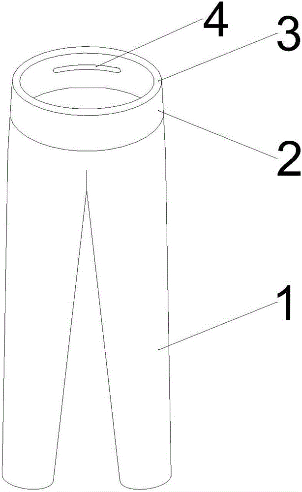 一種內(nèi)置口袋的運(yùn)動(dòng)褲的制作方法附圖