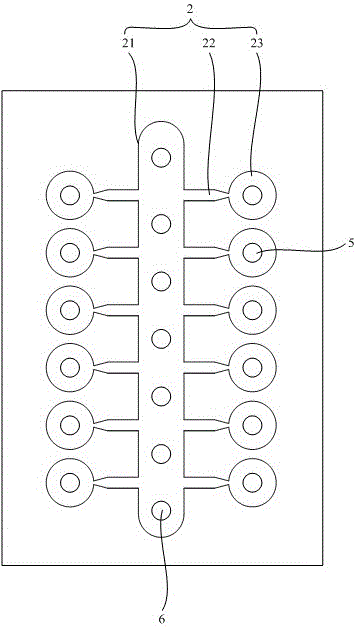 便于注塑制品分揀的模具的制作方法附圖